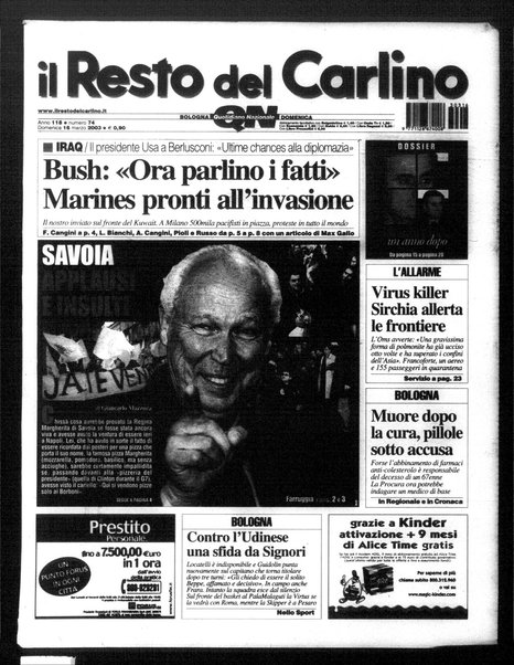 Il Resto del Carlino : giornale dell'Emilia